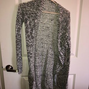 Gray cardigan